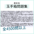 【言語・非言語・英語】玉手箱問題集　スクショ（※解答集ではありません）【27卒・28卒対応】